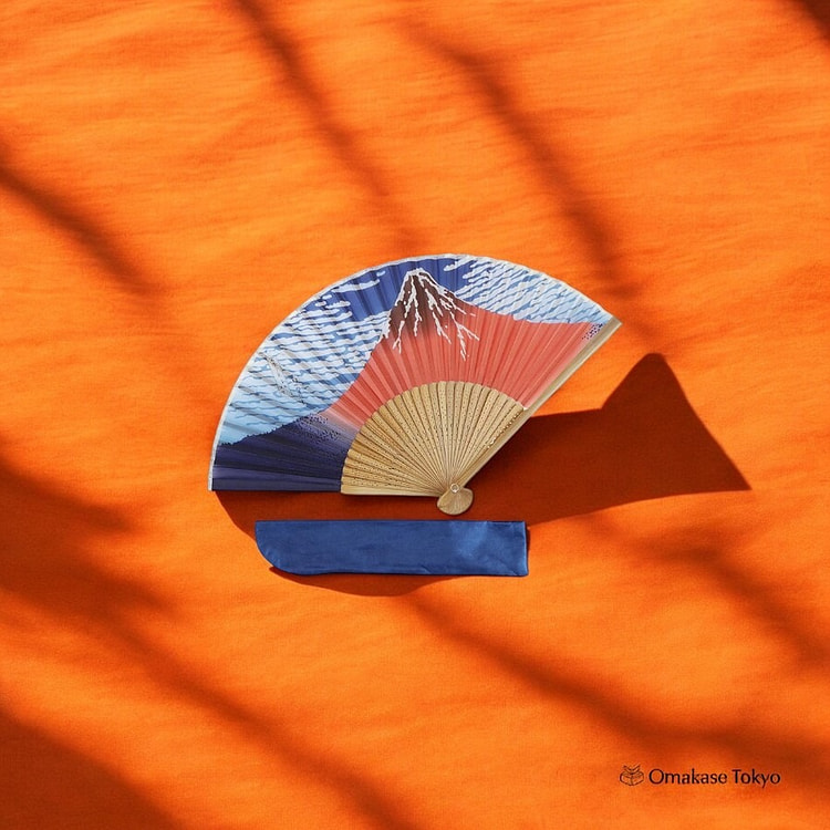 TOuWA 折叠扇-红色富士 110 克