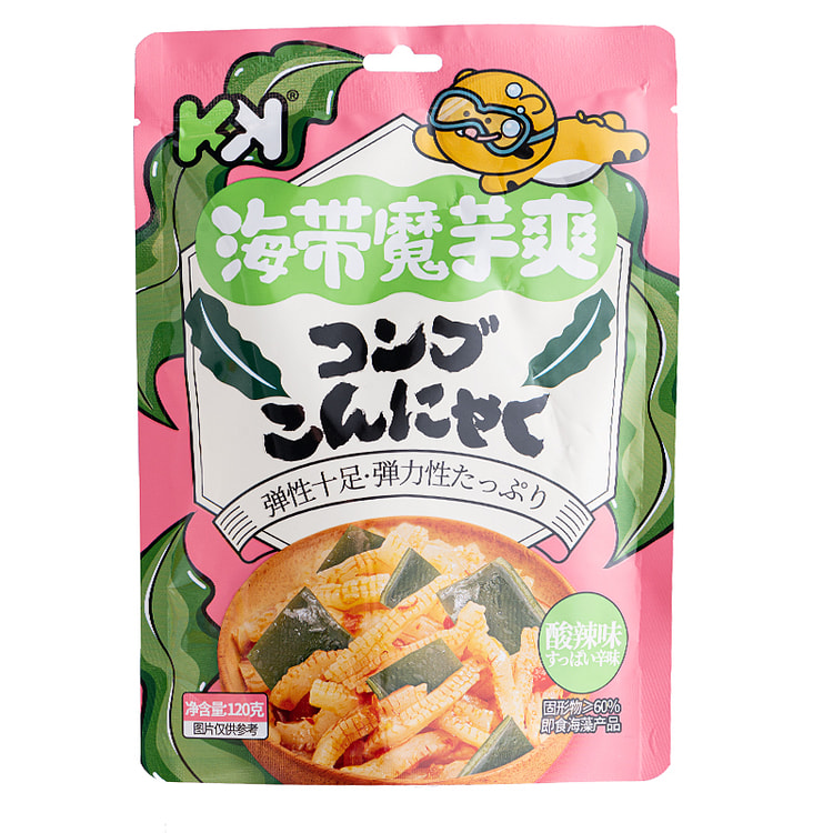 超友味 KK海带魔芋爽酸辣味零食 120g*1袋
