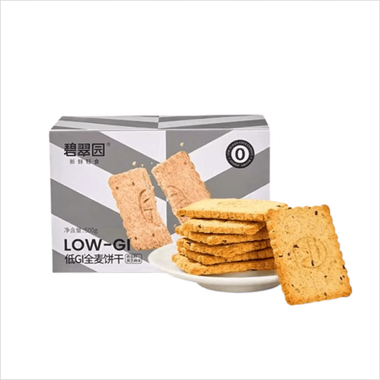 Bicuiyuan GI Whole Wheat Biscuits (Coarse Grains) - Sugar Free, Zero Fat Ca