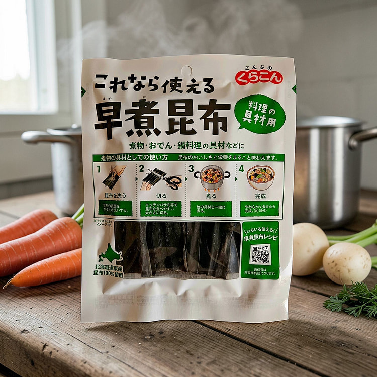 Kurakon Hayani 海带北海道日本干海带 25 克