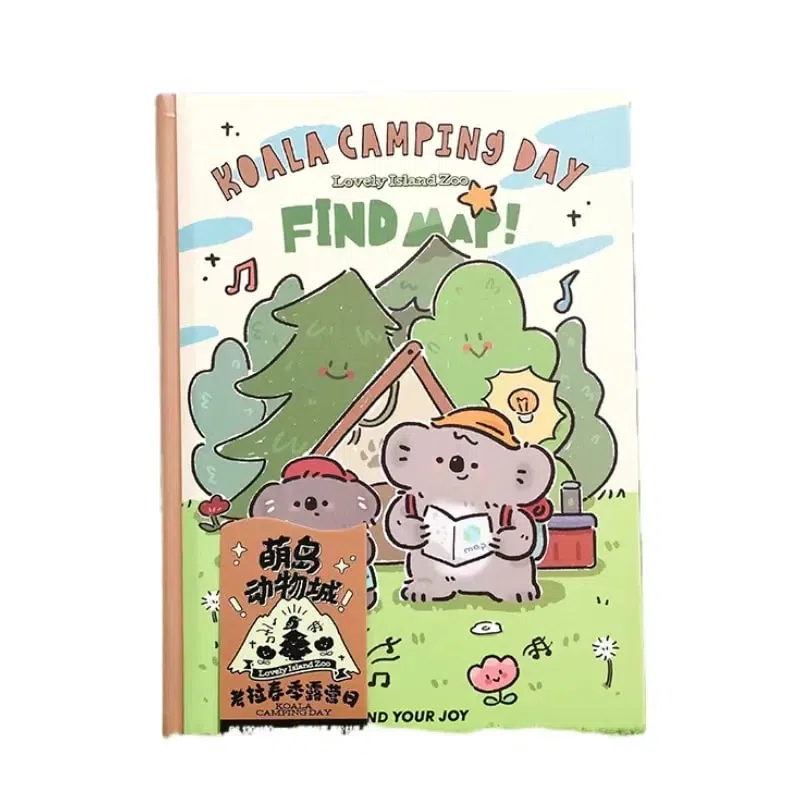 MOE Island Zootopia Series B6 Hardback Cute Cartoon Three-Dimensional-Koala 1 Pc 1 count