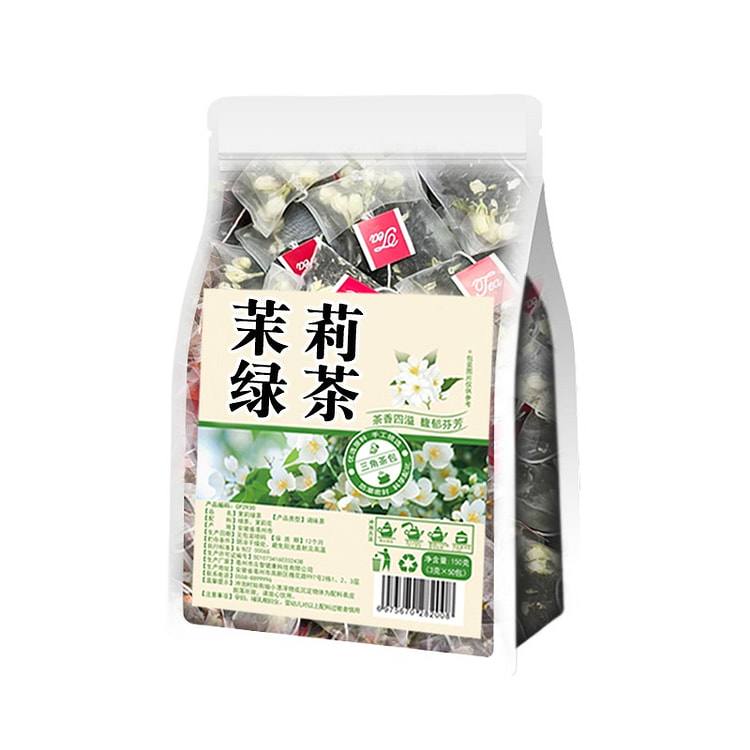 爷爷家茉莉花绿茶包150g*1袋