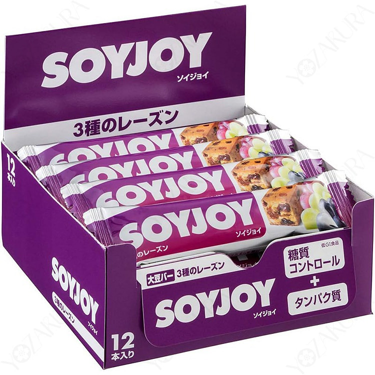 OTSUKA SOYJOY Triple Raisin Flavor 30g * 12