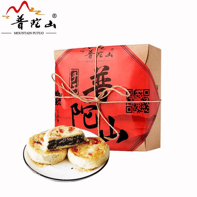 普陀山素饼福饼 8饼4味  中秋送礼