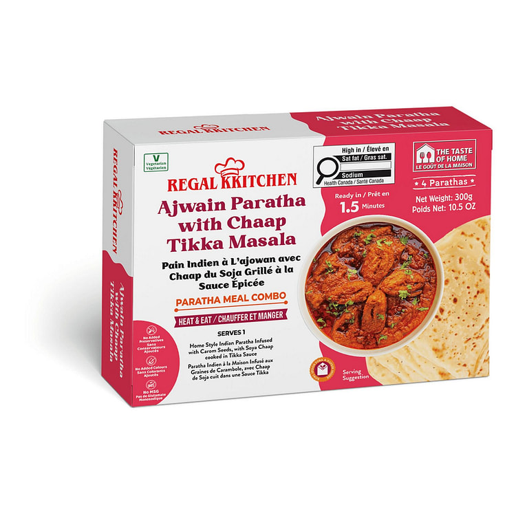 Regal KKitchen AjwainParatha with ChaapTikkaMasala 10.5 oz*6 pack