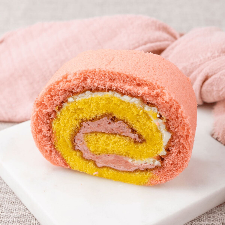 Sliced Strawberry Roll 1pc 1 each