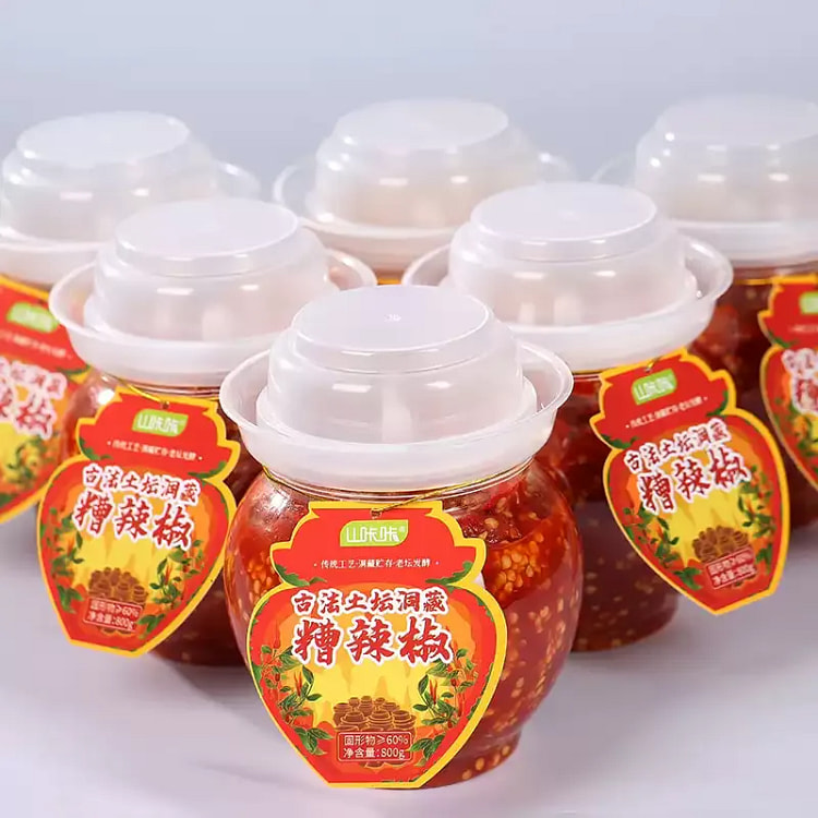 山咔咔 糟辣椒酱  800g 800 克