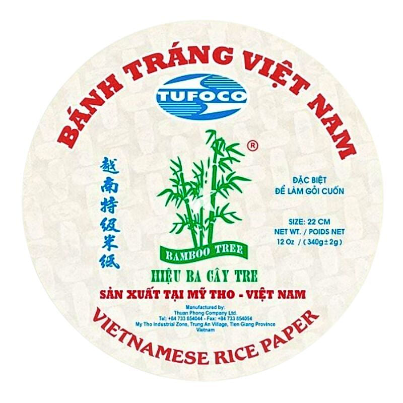 Bamboo Tree Rice Paper 22cm 12 oz 1 each