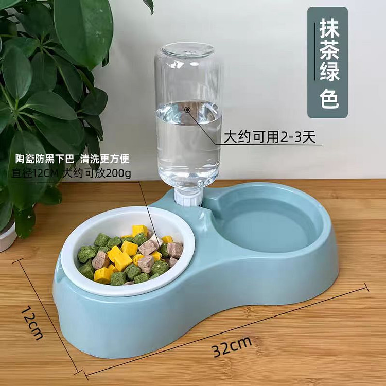宠物通用食盆自动饮水碗防打翻猫咪狗狗专属饭碗