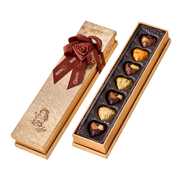 巧公主爱心巧克力7粒礼盒77g*1盒 77 克