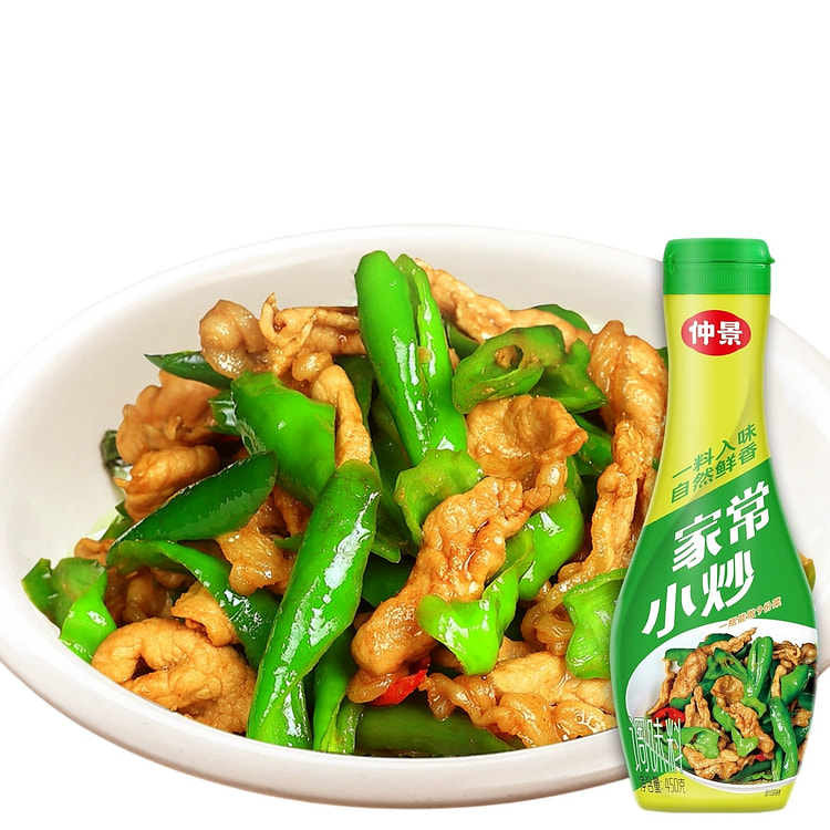 仲景家常小炒酱调味料不辣酱汁450g 450 克