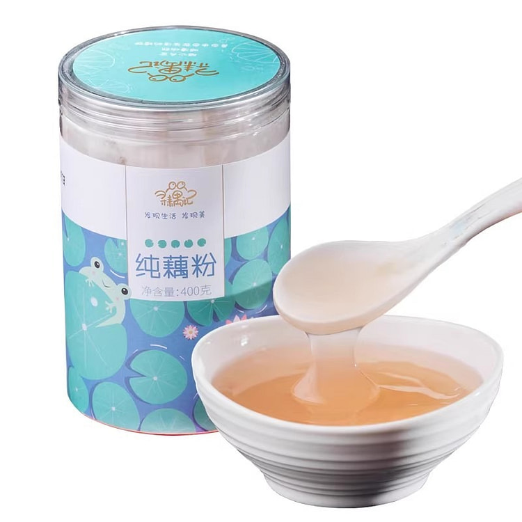 西湖藕粉 纯藕粉孕妇无添加古法原味400g/罐