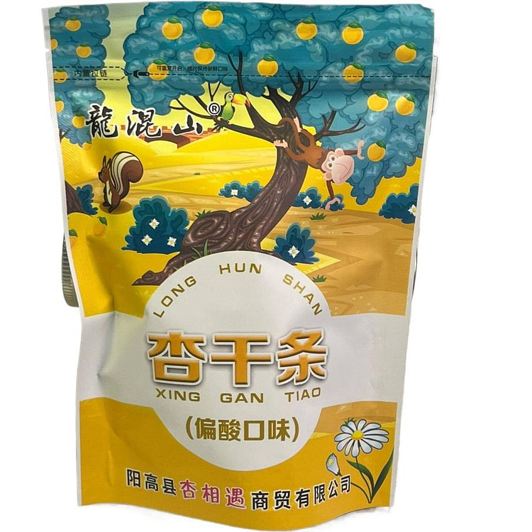 爽口杏干条 无添加阳高杏脯天然偏酸杏肉 山西杏干条孕妇零食果干果脯250g*1袋
