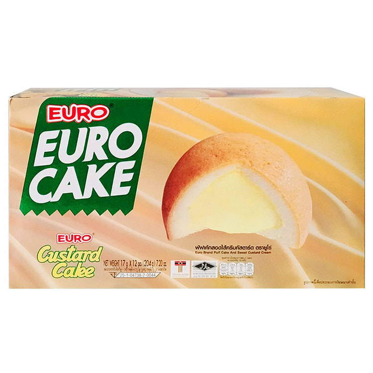 Euro Custard Cake 7.2 oz 1 each