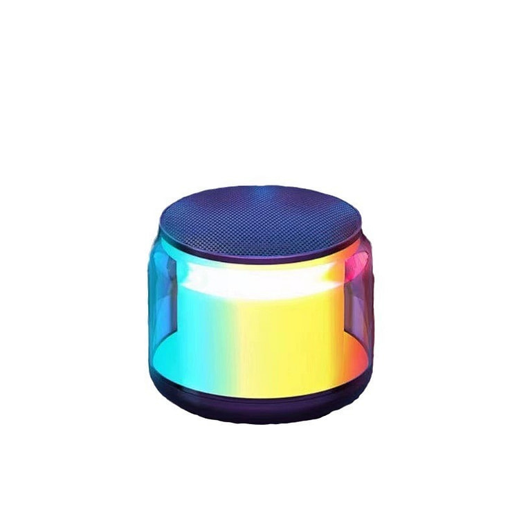 无线蓝牙音响炫彩充电小音响 车载便携 黑色 1个 1 份