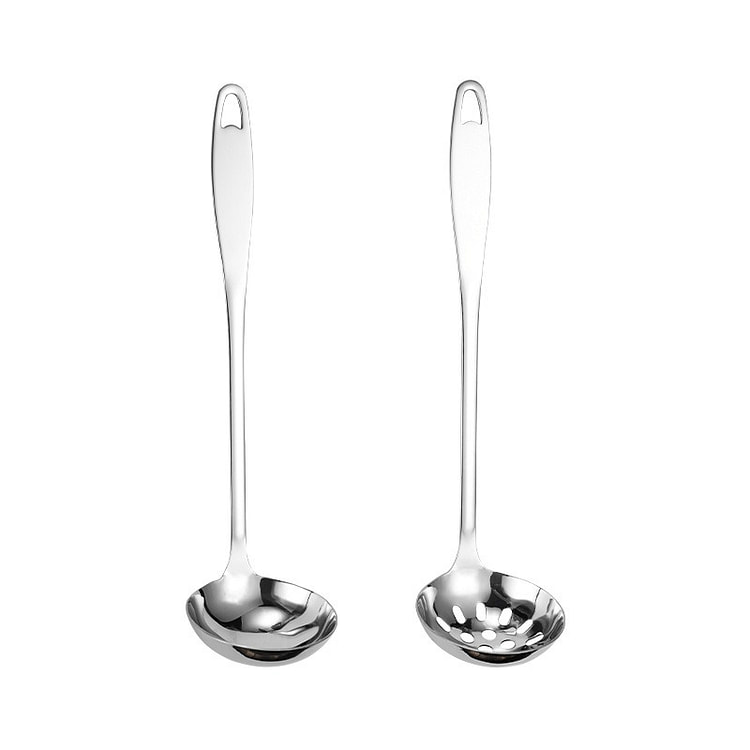SUMI 304 Stainless Steel Soup & Slotted Spoon 1 count
