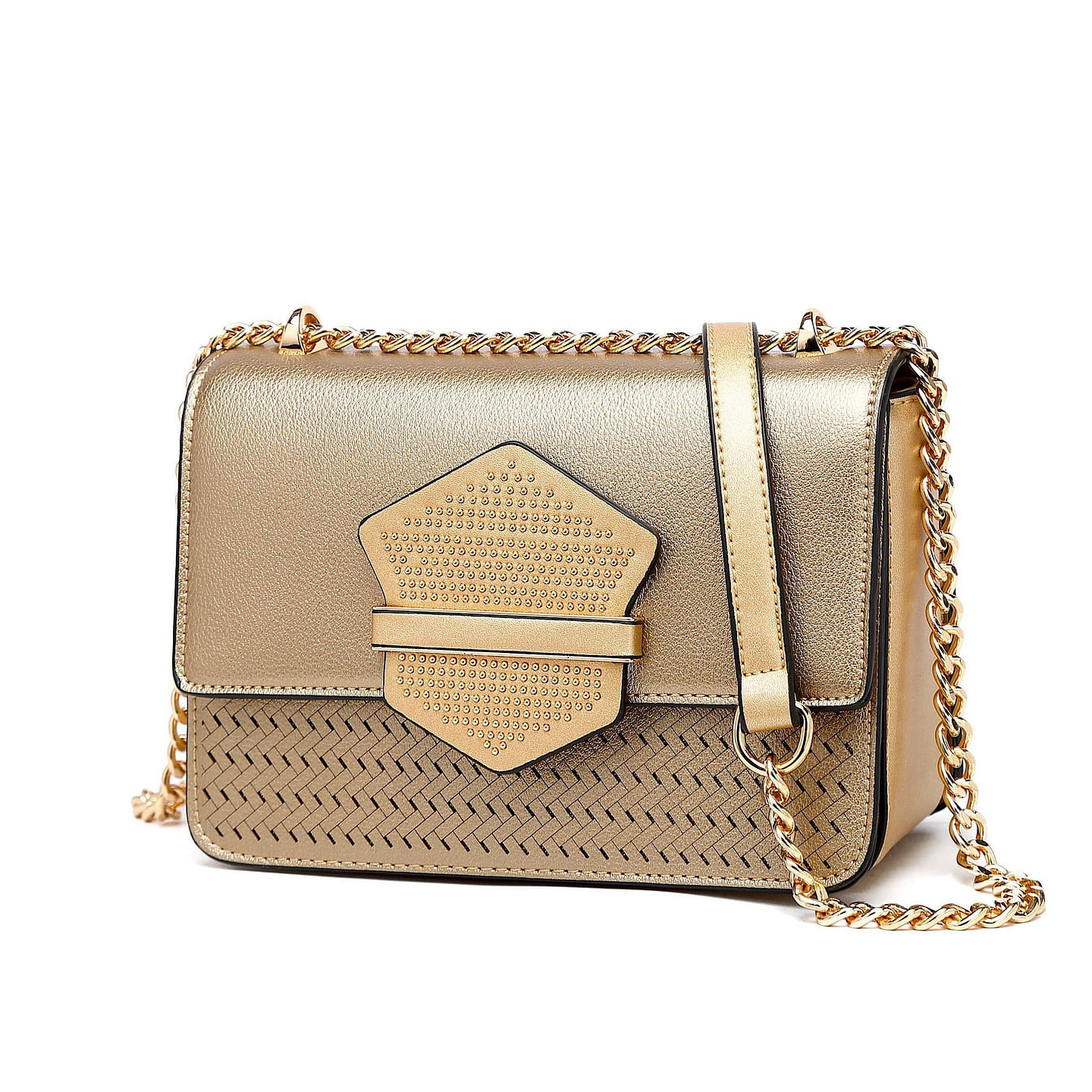 Chic Goddess Handmade Crossbody Evening Bag [RAB8175-GD] 1 each