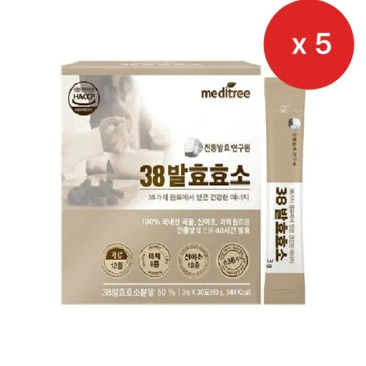 (Bundle) meditree 38 Fermentation Enzyme Sticks 150 count