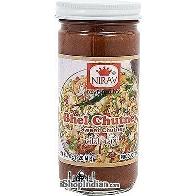 Nirav Bhel Chutney (Sweet Chutney), 7.74 oz bottle 7.74 oz