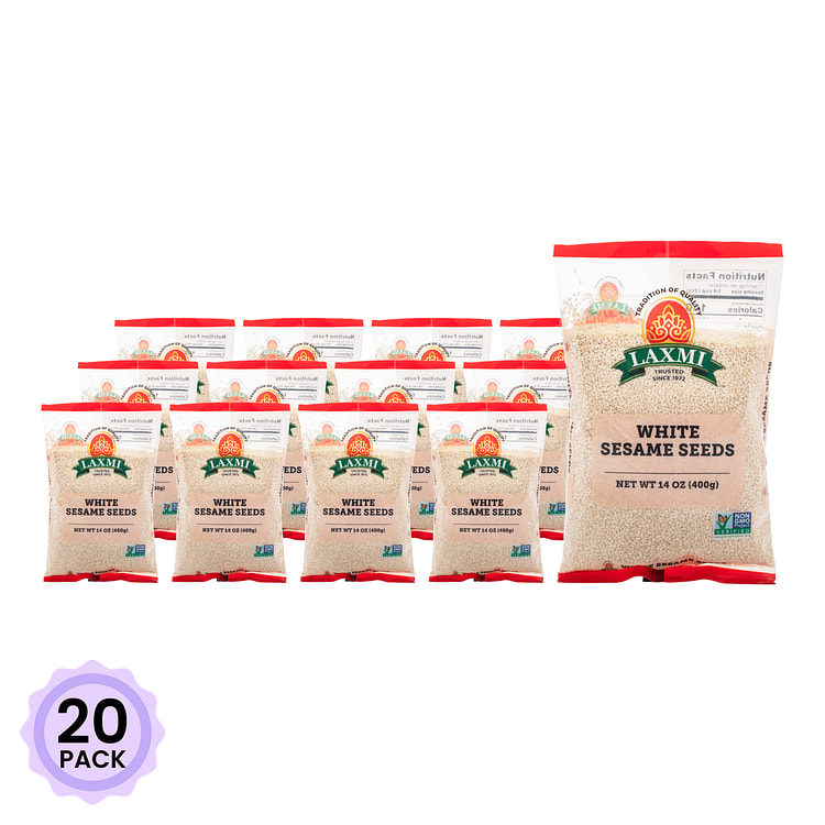 Laxmi White Sesame Seeds 400 g*20 pack