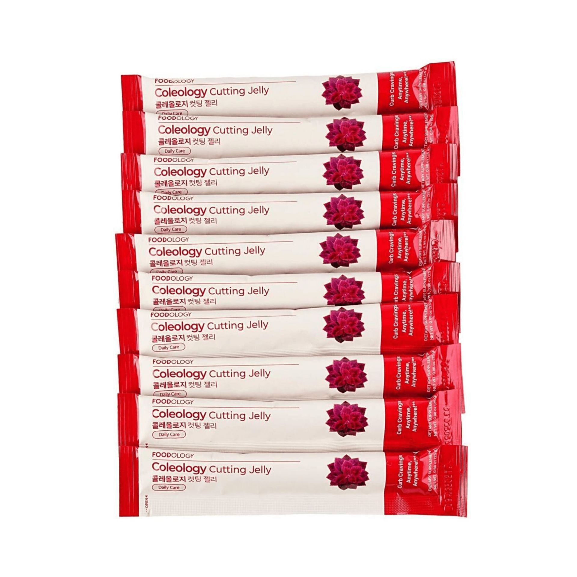 Get Foodology Coleology Cutting Jelly 10 Sticks | 250g 1 box