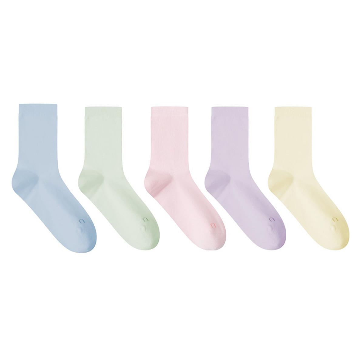 Ubras Cotton Breathable Women’s Mid length Socks (Five Pair) – Group 03 100 g
