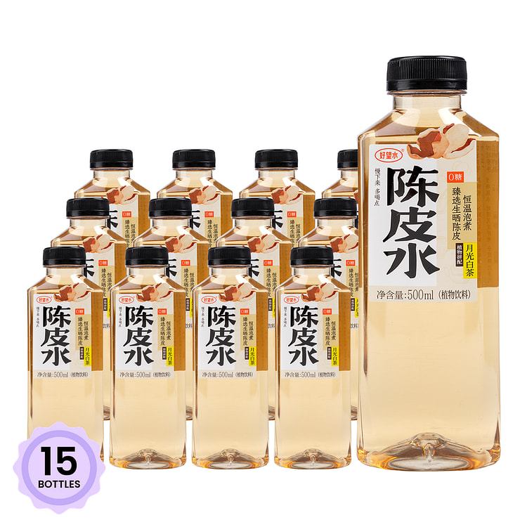 好望水 陈皮水 0糖 500 毫升*15 瓶