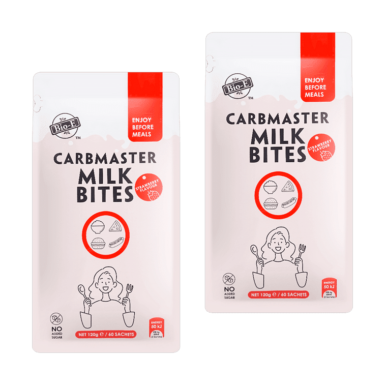 【Value Pack】BIO-E Carbmaster Milk Bites Strawberry Flavor 120 each