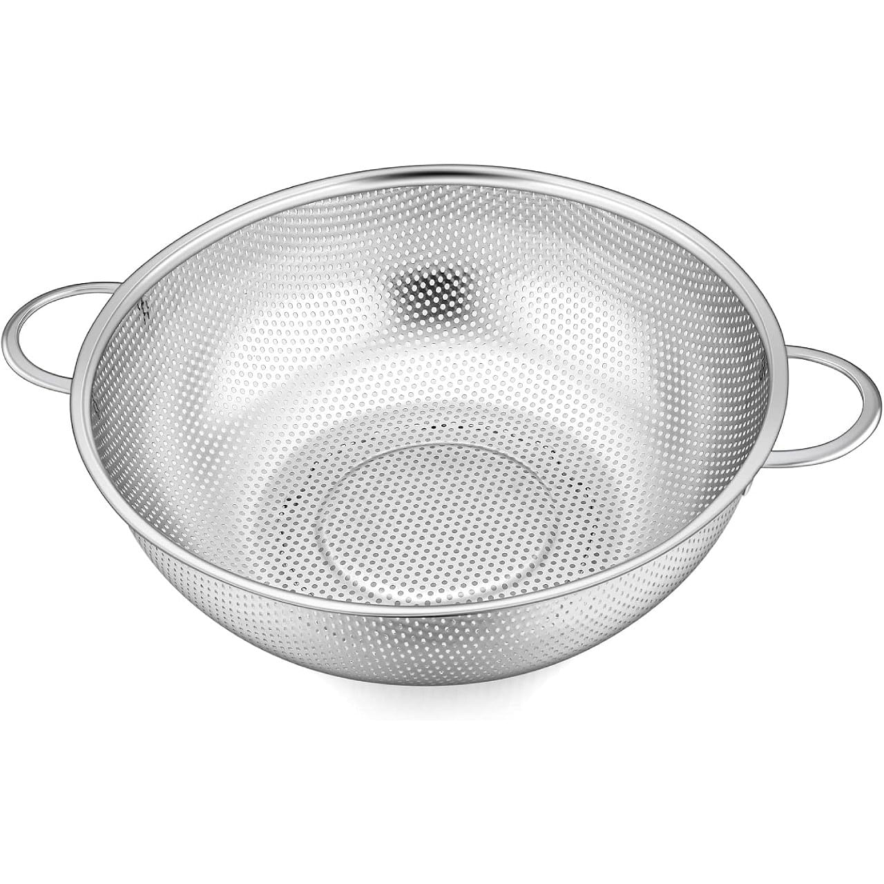 Colander, 5qt Colander Strainer Stainless Steel, Solid Handle & Elevation Base 1 個