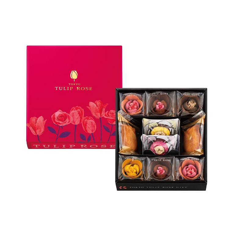 Hộp Quà Bánh Quy Tulip Rose Tokyo Phiên Bản Giới Hạn Mùa Hè 10 cái