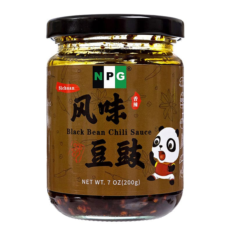 NPG Black Bean Chili Sauce 7 Oz 200 g