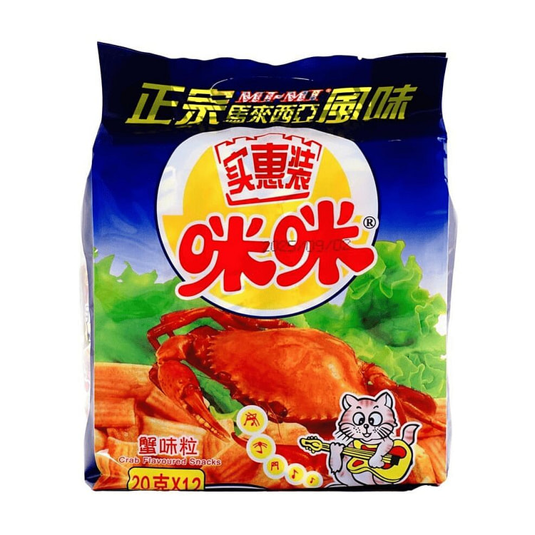 咪咪 蟹味粒 实惠装 12包入240g 1 份