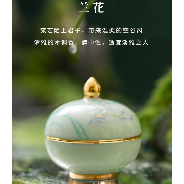 Ship from CN] Flower Incense Chinese Style Souvenir Gift-July