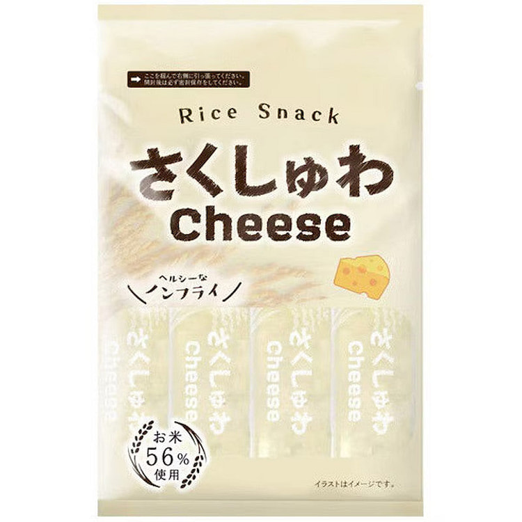 Creet Sakushuwa Rice Cracker, Cheese 24pc 1 each