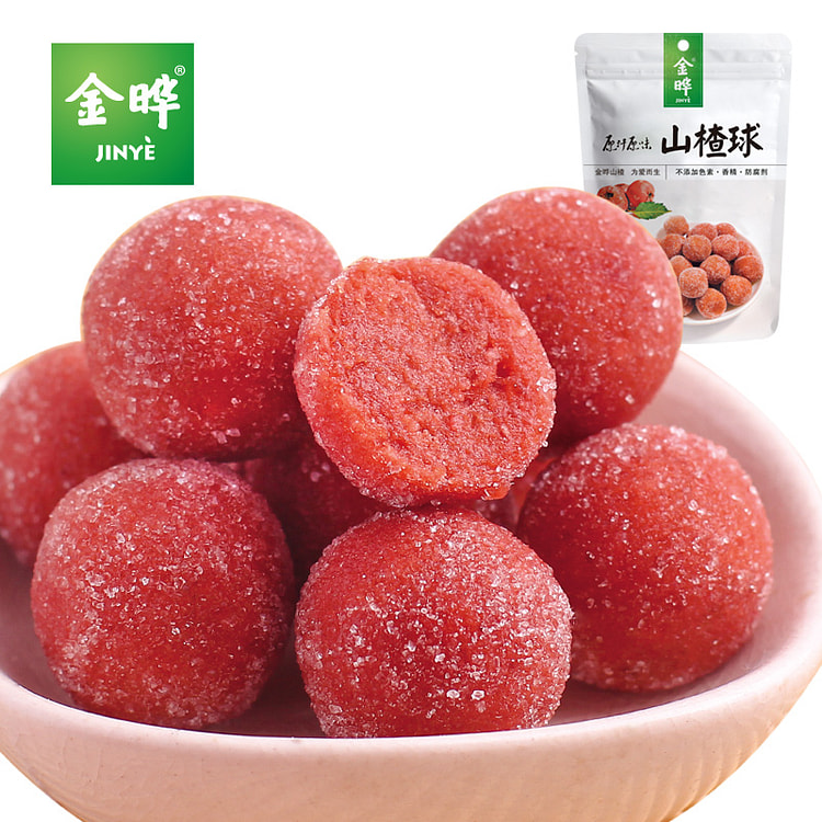 金晔山楂球雪丽球原汁原味小包装宝宝零食小吃 100g*1袋装
