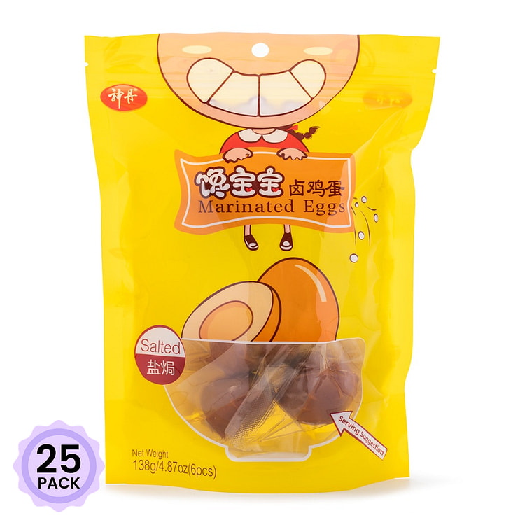 神丹 馋宝宝 盐焗卤鸡蛋 138 克*25 包