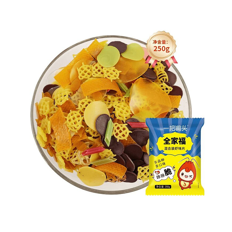 一把锄头  虾片  250g*1袋 250 克