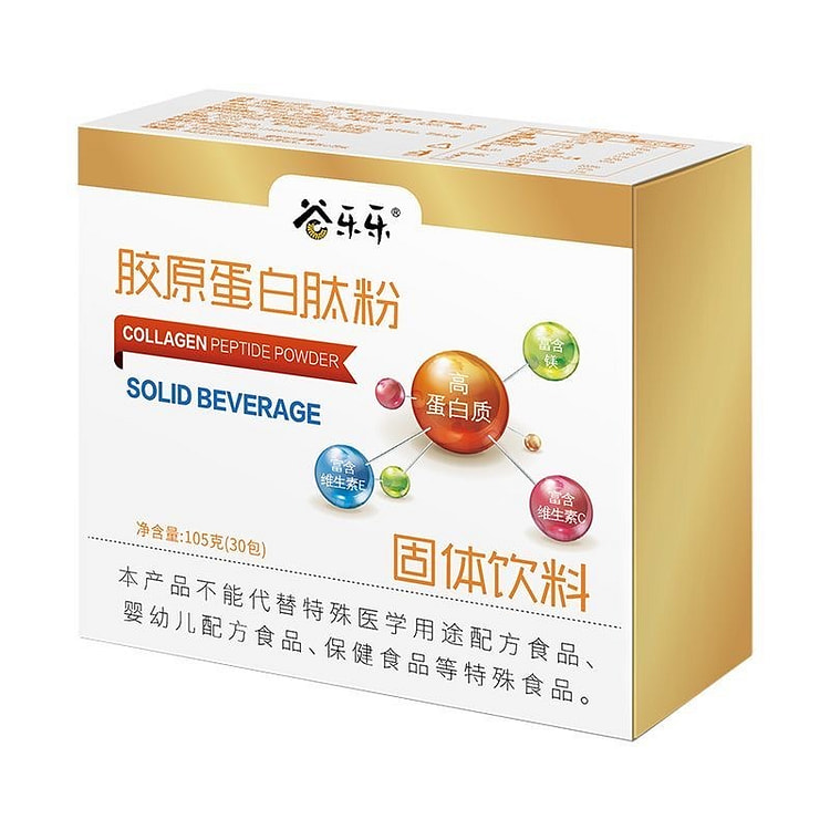 谷乐乐 劲家庄胶原蛋白肽粉 蛋白质粉固体饮料 105 克