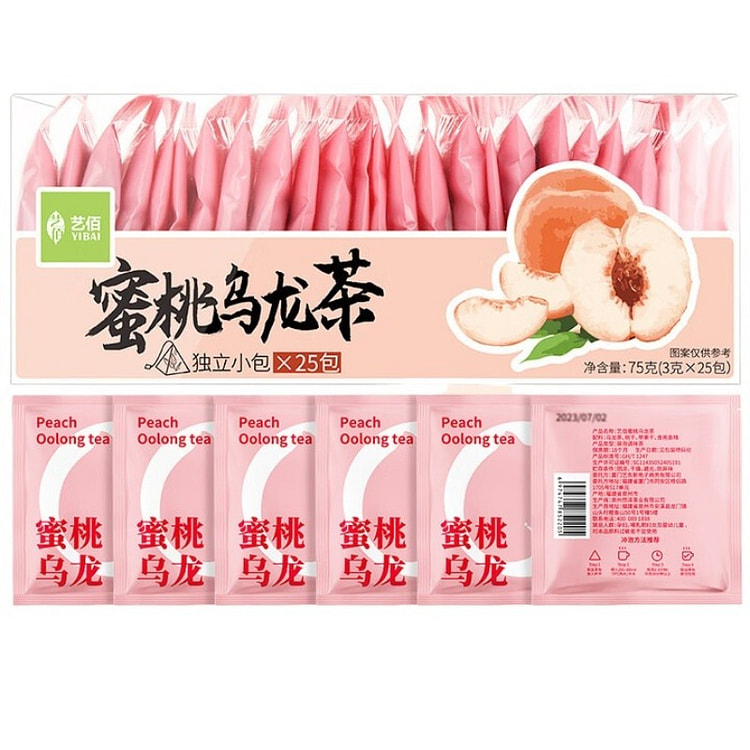 Peach oolong tea bags 25 bags *3g*1 box 75 g