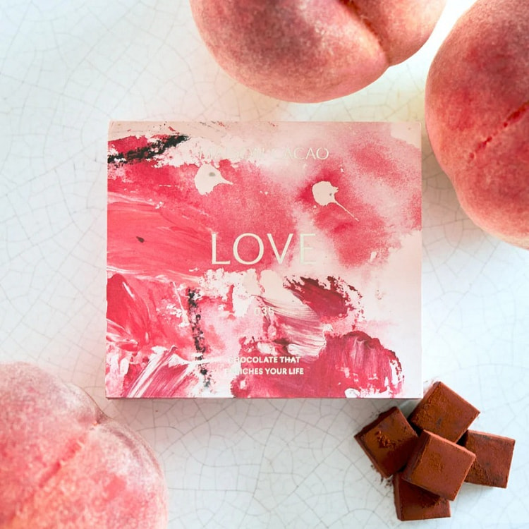MAISON CACAO Sôcôla tươi đào trắng 16 viên