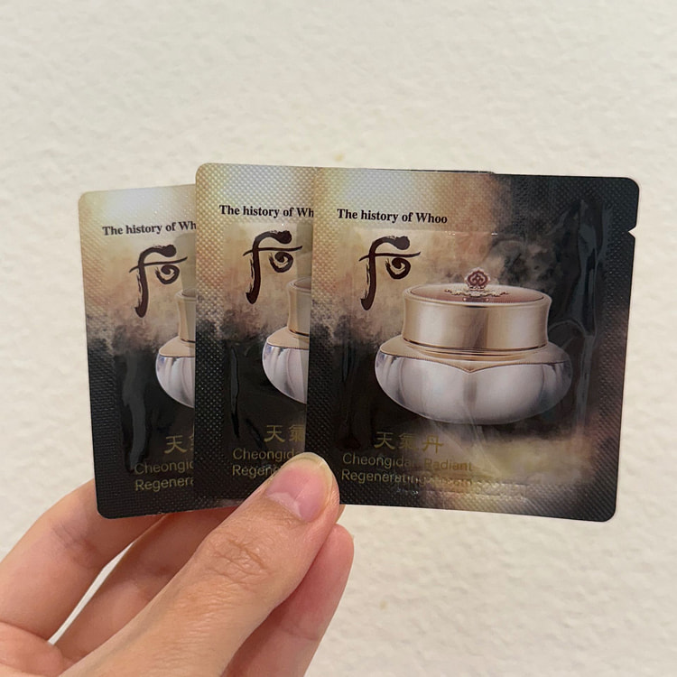 The Whoo 天气丹面霜试用装 120 个