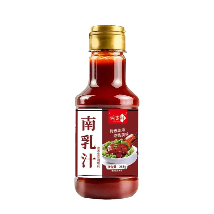 调吉鲜 南乳汁 上海腐乳汁调味料285g*1瓶