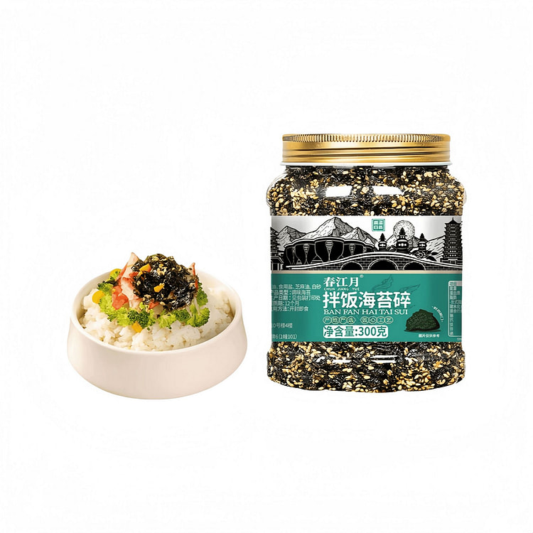 海苔碎拌饭专用食材婴儿童无添加剂即食零食300g 300 克
