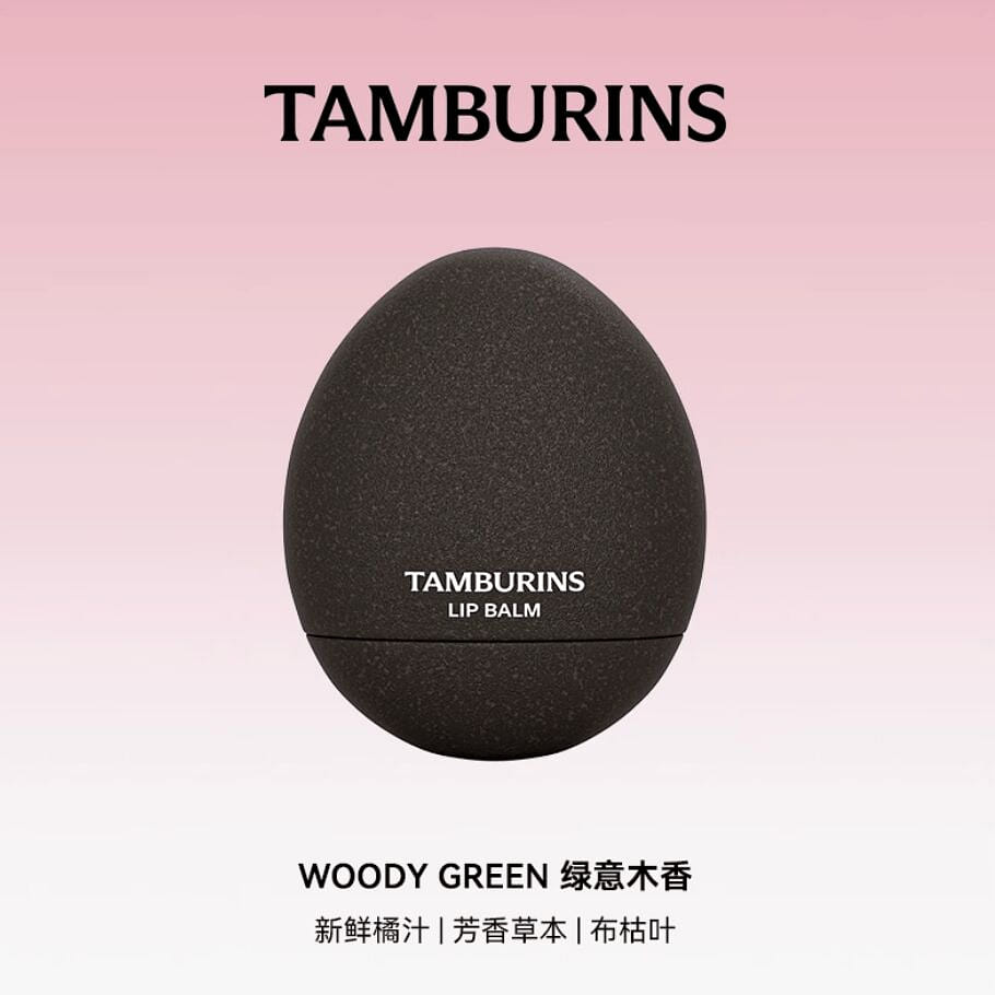 TAMBURINS Lip Balm #WOODY GREEN 5 g