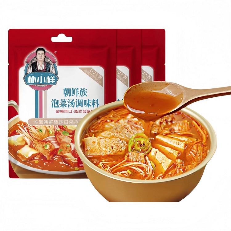 朴小样 韩式泡菜汤料包低脂酸辣汤底 50g*3袋 150 克