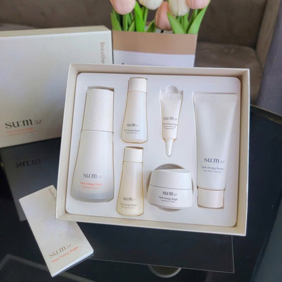 Su:m37 Time Energy Bright Luminous Serum – 1ml X 60pcs – K-Beauty Moisturizing Serum