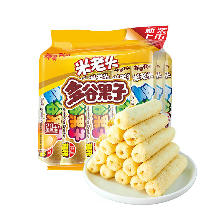 Uncle Pop RiceRoll Multi grain energy bar yolk fla 200 g*2 pack