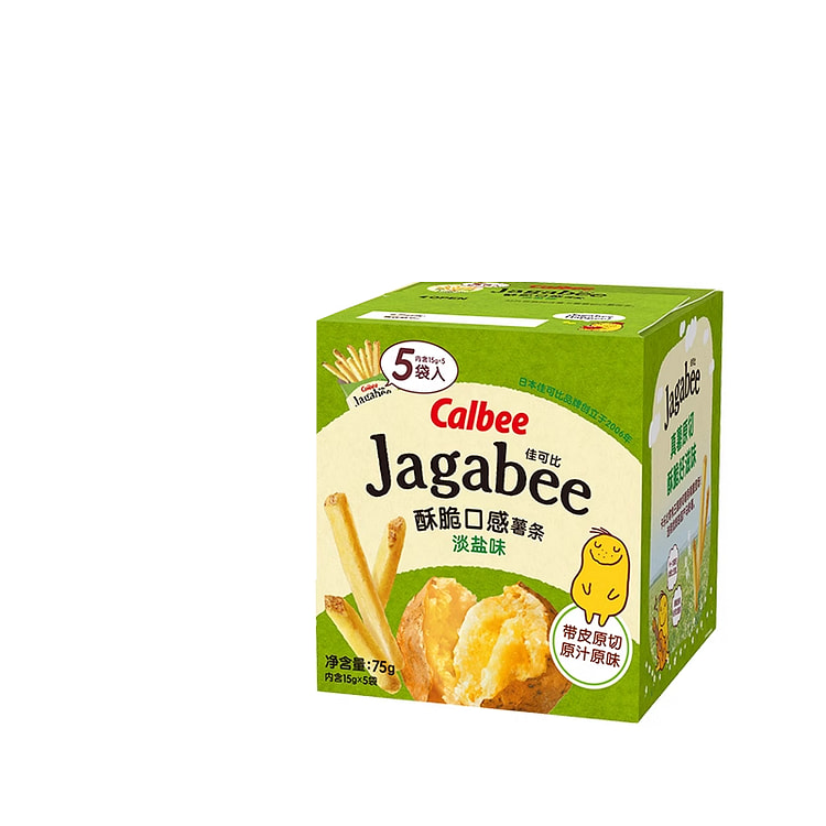 卡乐比佳可比薯条三兄弟淡盐味酥脆75g*1盒