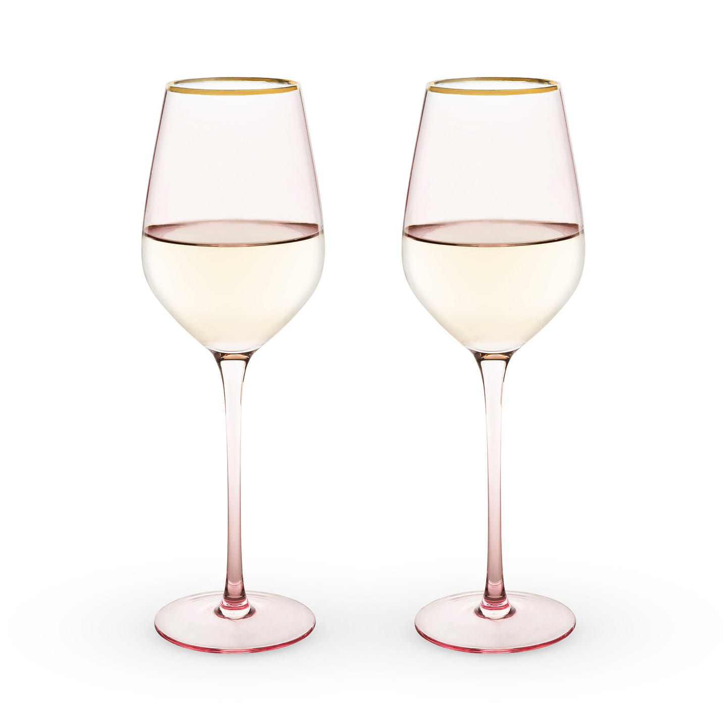 Rose Crystal White Wine Glass by Twine Living® (Set of 2) 2 each
