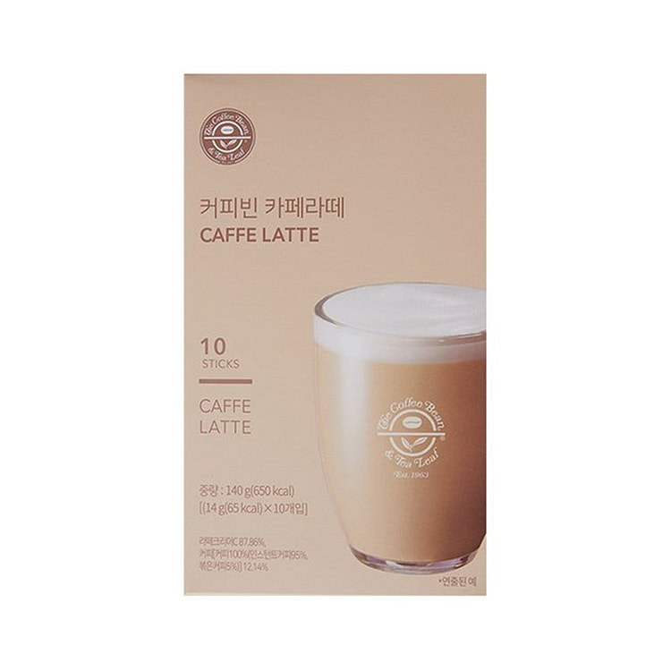 Coffee Bean Cafe Latte 10p 1 each
